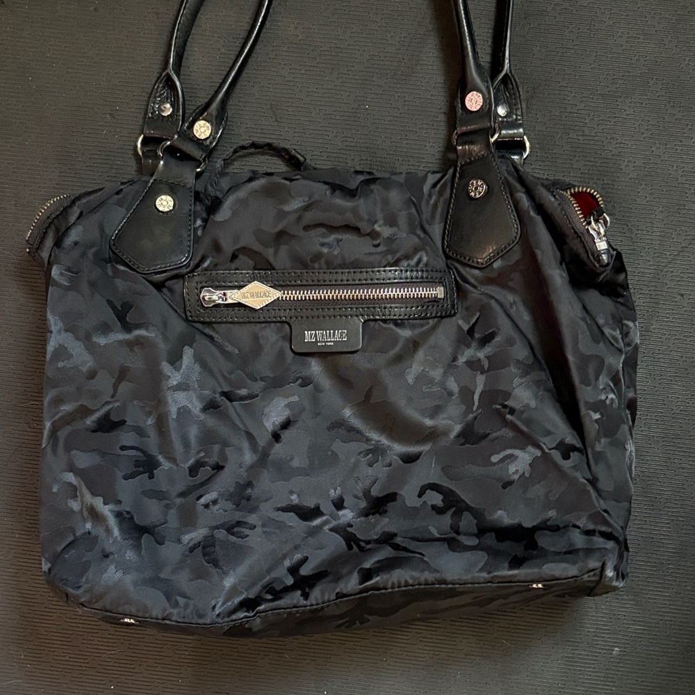 MZ Wallace Black Camouflage Women's Bag